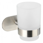 Isekandev klaasist hambaharjatops, matt h&otilde;bedane Orea - Wenko