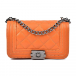 Konjaki pruunist nahast Mari k&auml;ekott - Isabella Rhea