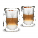 2 topelt seinaga piimaklaasi, 250 ml Geo - Vialli Design