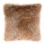 Pruun kunstkarusnahast padjap&uuml;&uuml;rileht , 45 x 45 cm - Tiseco Home Studio