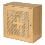 Puiduv&auml;rvi bambusest seinale esmaabikarp 30x30 cm Allegre &ndash; Wenko