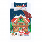 Pikendatud voodipesu kaheinimesevoodile 230x220 cm Santa's Workshop - Catherine Lansfield