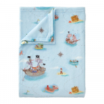 Sinine mikropl&uuml;&uuml;sist laste tekk 150x200 cm Pirates - Belle & Boo
