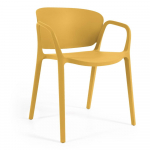Kollane plastikust aiatool Ania - Kave Home