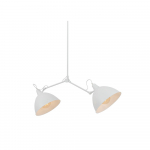 Valge rippvalgusti metallist varju 104x104 cm Coben - CustomForm