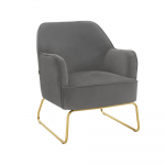 Hall sametist tugitool Joshua - St&oslash;raa