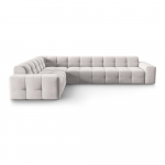 Helehall sametne nurgadiivan (vasakpoolne nurk) Kendal - Micadoni Home