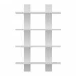 Valge riiul Laurel - Kalune Design