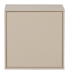 Kreem modulaarne m&auml;nnipuidust kapp 50x50 cm Daily - vtwonen