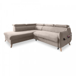 Beež sametist nurgadiivan (vasak nurk) Sweet Harmony - Miuform