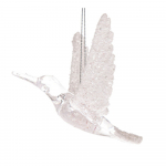 Plastist j&otilde;ulukaunistuste komplekt 3 tk 7,5 cm Bird &ndash; Dakls