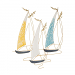 Metallist seinakaunistus 79x98 cm Vela - Mauro Ferretti