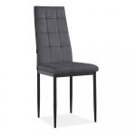 Mustad samet s&ouml;&ouml;gitoolid, 2 tk komplektis Becca - St&oslash;raa
