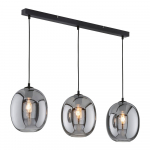 Must rippvalgusti klaasist varjuga Nayla - Fischer & Honsel