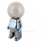 Hall dimmerdatav LED lauavalgusti klaasist varjuga (k&otilde;rgus 27 cm) Ross - Leitmotiv