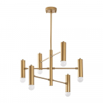 Kuldne rippvalgusti metallist varjuga Gharib - Opviq lights