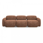 Oranž/pruun moodulsofa 270 cm Ailani - Makamii