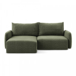 Roheline diivanvoodi hoiunurgaga diivan (vasakpoolne nurk) Kalena - Makamii