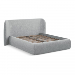 Helehall polsterdatud kaheinimesevoodi koos voodip&otilde;hja ja panipaigaga 160x200cm Hauke - Makamii