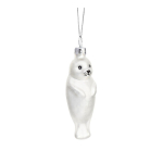 K&auml;sitsi valmistatud klaasist j&otilde;uluehe, 9 cm Baby Seal &ndash; Sass & Belle