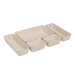 Riidest sahtli organisaatorid 5tk komplektis - Casa Selecci&oacute;n