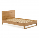 Tammepuidust &uuml;heinimesevoodi koos voodip&otilde;hjaga 90x190 cm Alguema - Kave Home