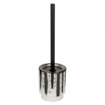 Must-valge keraamiline tualetthari Subiza - Wenko