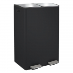 Matt must terasest pr&uuml;gikast 2x30 l sorteeritud j&auml;&auml;tmete jaoks/pedaaliga Aliya - Spirella