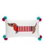 Laste puuvillaseguga padi 50x33 cm Sausage Dog - Rex London
