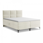 Beež boxspring voodi panipaigaga 180x200 cm Pakalana &ndash; Makamii
