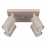 Hallikaspruun metallist kohtvalgusti &oslash; 6,5 cm Gleam - Sollux