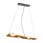 Naturaalses v&auml;rvitoonis ripplamp Tailor - Trio