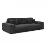 Tumehall velvetist panipaigaga diivanvoodi 260 cm Justin - Ropez