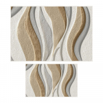 Beežid vannitoamatid 2tk komplektis 60x100 cm - Foutastic