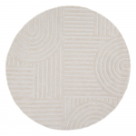 Elevandiluu k&auml;sitsi kootud villane &uuml;mmargune vaip &oslash; 160 cm Zen Garden - Flair Rugs