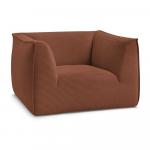 Oranž velvetist tugitool Giorgia - Bobochic Paris