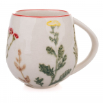 Valge portselanist kruus 240 ml Flower Garden - Dakls