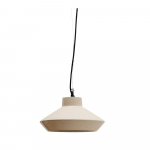 Beež ripplamp keraamilise varjuga, &oslash; 31 cm Portol - Kave Home