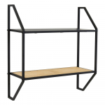 Must/naturaalse v&auml;rvi astmeline metallriiul 61 cm Depok - Premier Housewares