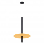 Kollane/beež metallist ripplamp &oslash; 30 cm Rilu - Sollux
