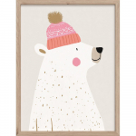 Laste pilt 30x40 cm White Bear - Styler