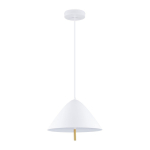 Valge metallist LED-ripplamp metallvarjuga, &oslash; 40 cm Oros - Nova Luce