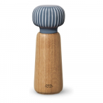 Hall-sinine tammepuidust v&uuml;rtsiveski Hammershoi portselanist detailiga, k&otilde;rgus 17,5 cm. Hammersh&oslash;i - K&auml;hler Design