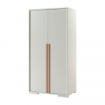 Valge laste riidekapp 99x195 cm London - Vipack