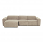 Beež velvetist nurgadiivan (vasak nurk) Sting - Scandic