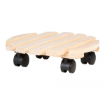Puidust mobiilne alus lillepottidele &oslash; 29 cm (k&otilde;rgus 8 cm) Indoor & Outdoor &ndash; Esschert Design