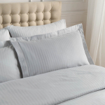Damask-kangast padjap&uuml;&uuml;rid 2tk komplektis 50x75 cm Satin Stripe - Catherine Lansfield