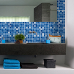 9 dekoratiivse seinakleebise komplekt Shadows, 10 x 10 cm - Ambiance