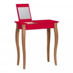 Punane seemislaud koos peegliga , laius 65 cm Lillo - Ragaba