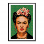 Samba puust seinapilt Joonistus, 40 x 60 cm Frida - Madre Selva